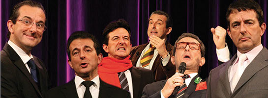 Michel Guidoni dans la peau des personnages qu'il imite.